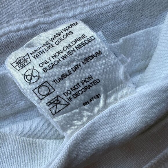 Vintage Blue Wave Single Stitch Jungle Animals Graphic T-Shirt Mens Medium - Picture 9 of 9